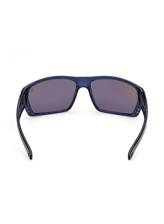 Timberland Men's Polarized Rectangular Sunglasses - TB0000290D64 - Lens Size: 64 Mm  - Image 4