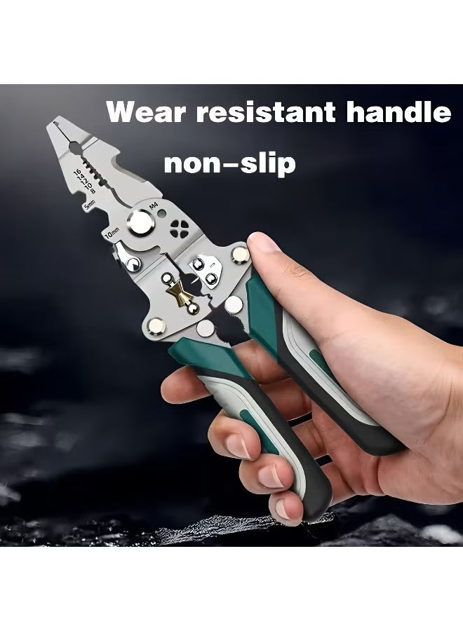 Sakina Multifunctional Foldable Wire Stripper Cutter Crimper Pliers - Image 4