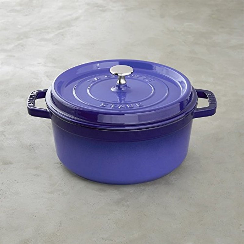 Shebei4 Quart Round Cocotte, Blue - Image 2