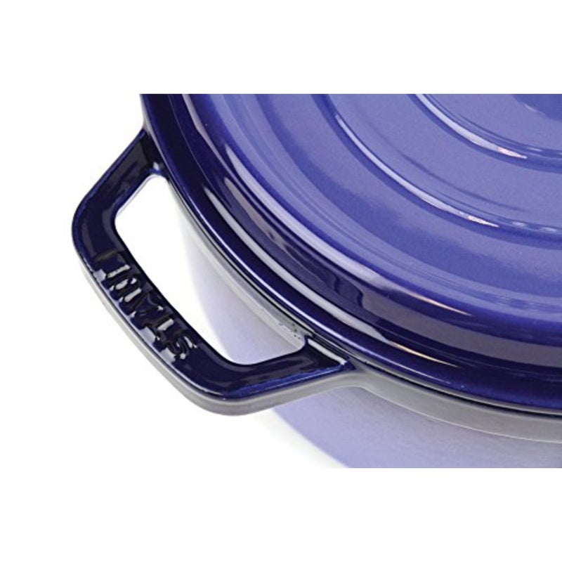 Shebei4 Quart Round Cocotte, Blue - Image 4