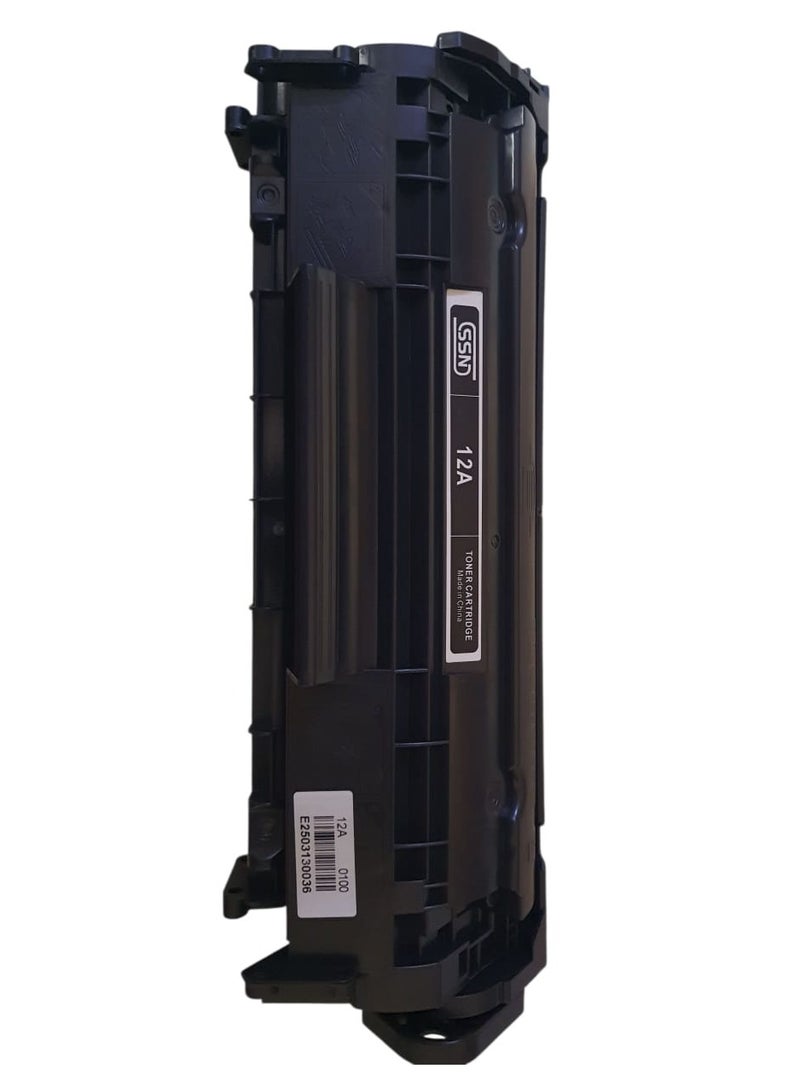 تونر عبوة حبر 12A متوافقة مع طابعات اتش بي ليزر جيت 1010 و1012 و1015 و1018 و1020 و1022 و1022n و3020 - Image 2