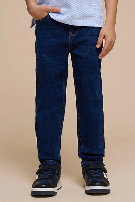أر أند بي Faded Jeans with Button Closure