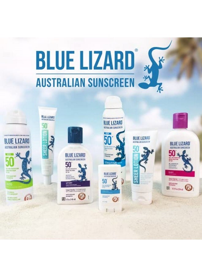 BLUE LIZARD - Sensitive Mineral Sunscreen Stick With Zinc Oxide, Spf 50+, Water Resistant, Uva Uvb Protection Easy To Apply, Fragrance Free, 0.5 Oz - Image 1