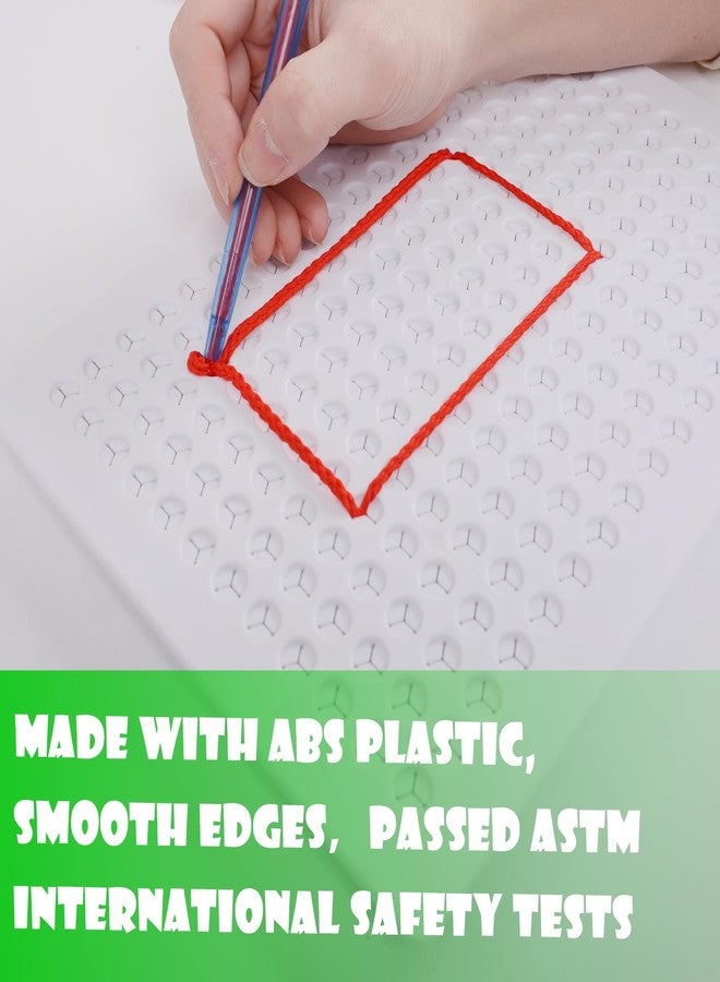 CHEROSIN Fine Motor Threading Boards for Kids - Pencil Grasp Fine Motor Toys Sensory Learning Boards for Preschooler, Calm Down Activity Therapy Toys Gifts for 3 4 5 6 Year Old Kids Boys Girls - Image 3