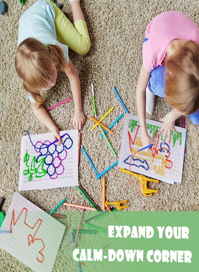 CHEROSIN Fine Motor Threading Boards for Kids - Pencil Grasp Fine Motor Toys Sensory Learning Boards for Preschooler, Calm Down Activity Therapy Toys Gifts for 3 4 5 6 Year Old Kids Boys Girls - Image 5