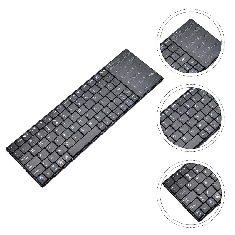 📦 لوحة مفاتيح مع لوحة لمس نحيفة وخفيفة الوزن سهلة الحمل تصميم حديث - Image 1
