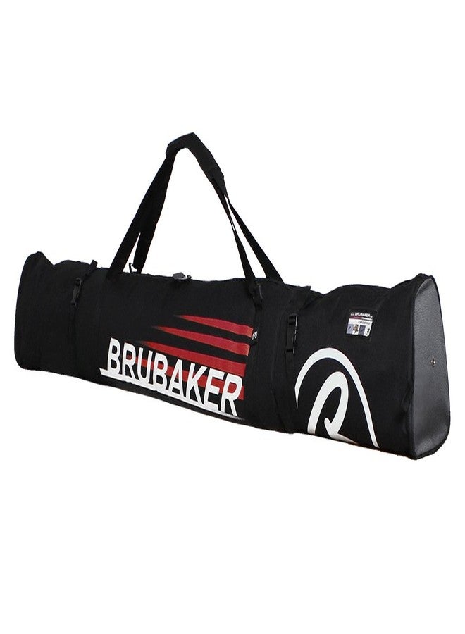 BRUBAKER Padded Ski Bag Skibag Carver Champion 170 cm / 66 7/8" Black Red
