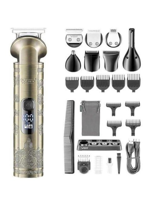 VGR V-110 5-in-1 Grooming Kit Series High Efficiency Turbo Mode SILVER