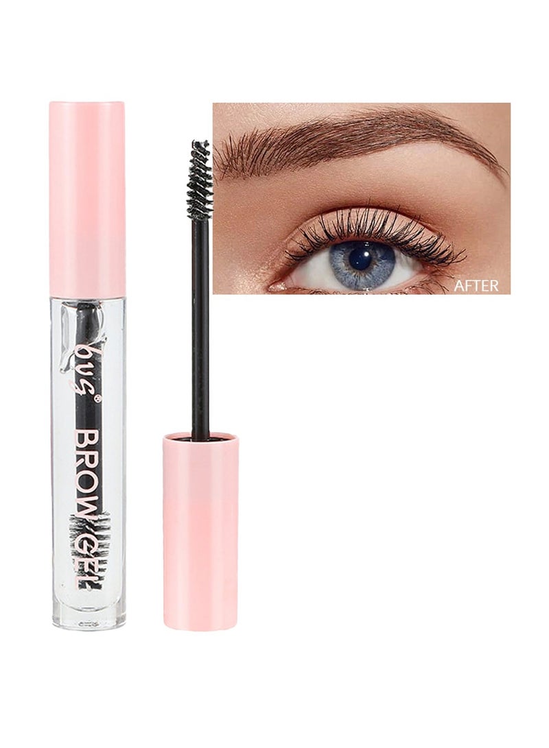 SYOSI Eyebrow Gel Clear, Brow Gel, Eye Brow Gel Waterproof Eyebrow Glue Transparent Long Lasting Setting Eyebrow Gel, Natural Styling Repair All-Day Clear Mascara for Eyebrows Primer - Image 1