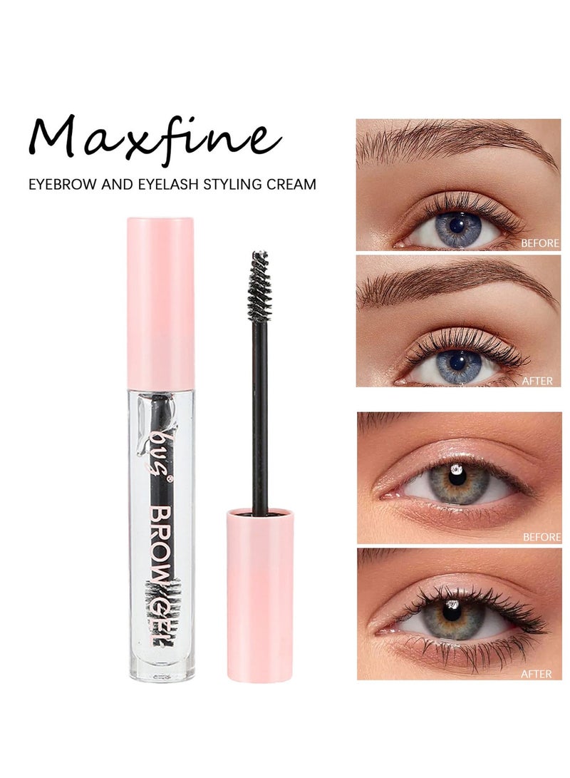 SYOSI Eyebrow Gel Clear, Brow Gel, Eye Brow Gel Waterproof Eyebrow Glue Transparent Long Lasting Setting Eyebrow Gel, Natural Styling Repair All-Day Clear Mascara for Eyebrows Primer - Image 2
