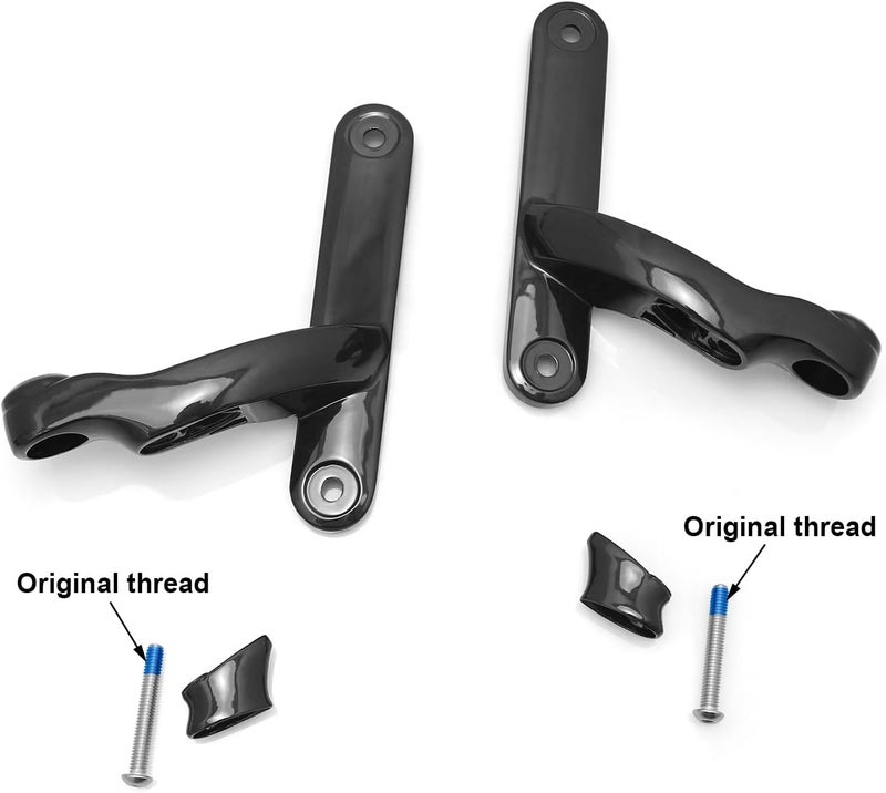 TOPRAMETAL Fog Passing Light Kit for Harley Street Glide - Gloss Black - Image 4