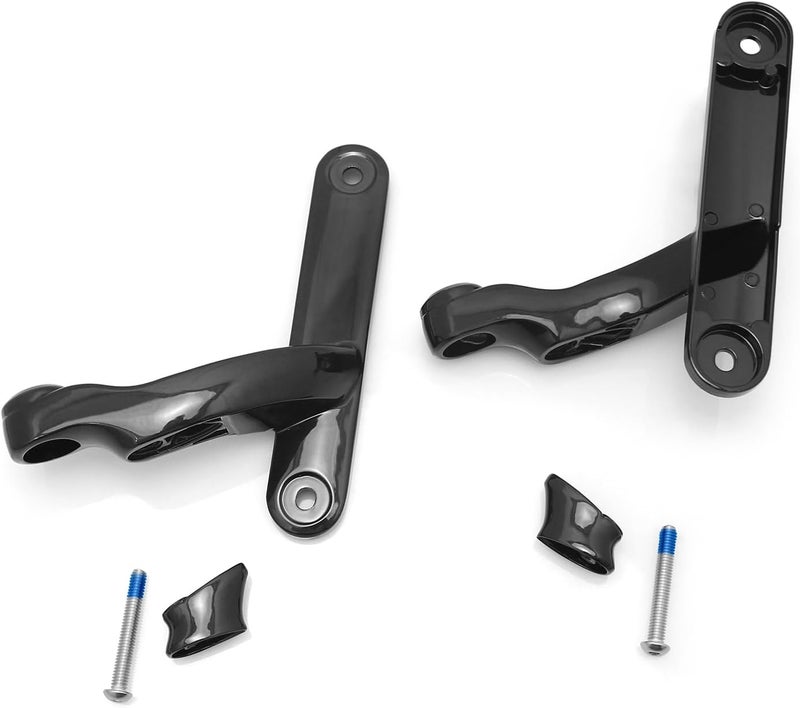 TOPRAMETAL Fog Passing Light Kit for Harley Street Glide - Gloss Black - Image 5
