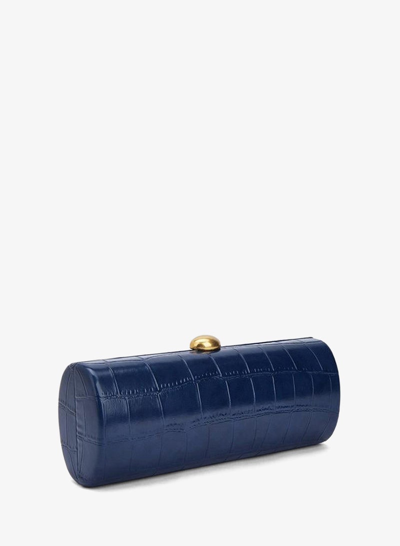 Celeste Textured Clutch Bag With Detachable Chain - Image 3