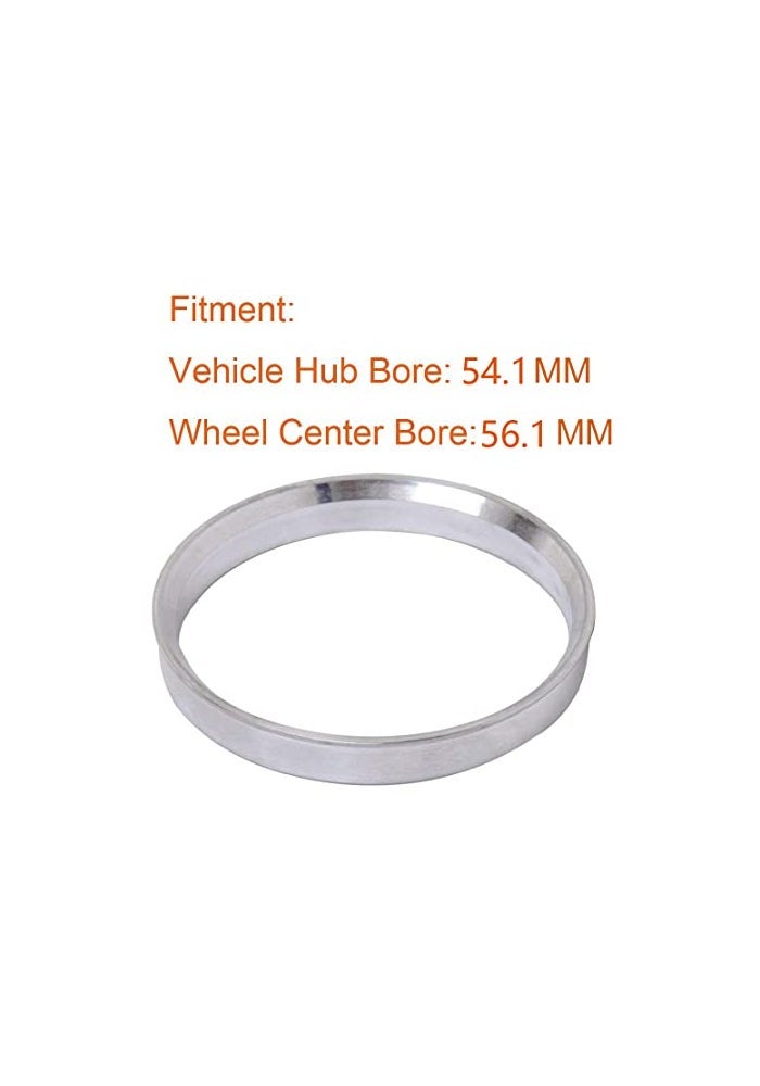 ZHTEAPR 541 to 561 Wheel Hub Centric Rings Set of 4 OD561mm ID541mm Aluminium Alloy Wheel Hubrings 561 to 541 - Image 3
