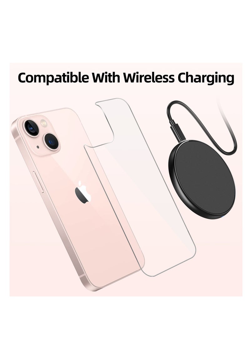 [2 Pack] iPhone 13 Back Screen Protector for iPhone 13,Anti Scratch/Bubble Back Tempered Glass Screen Protector Ultra Thin Rear Film for iPhone 13 (6.1 inch) - Image 4