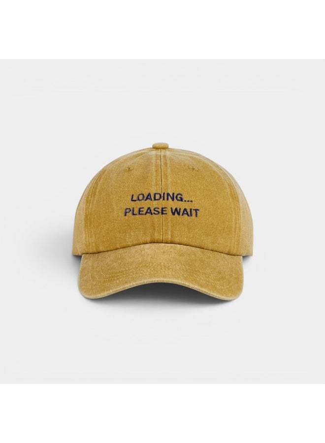  دوهاتس قبعة Loading… Please Wait داد هات من القطن المغسول للجنسين - Image 1