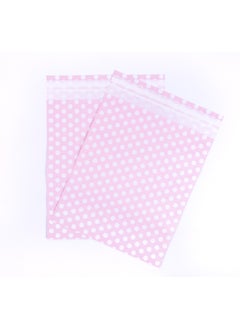 Bimotif Pink and white polka dot gift package, 25x30 cm 5 pieces  - Image 1