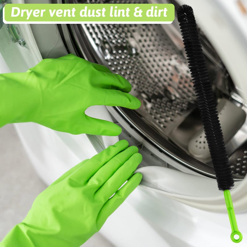 Haomaomao Sewer Drain Brush, Drain Clog Remover, 17inch Flexible Long Pipe Snake Hair Clogs Catcher Cleaner Tool for Toilet, Kitchen Sink, Sewer Drain, Bathroom Tub - Image 3