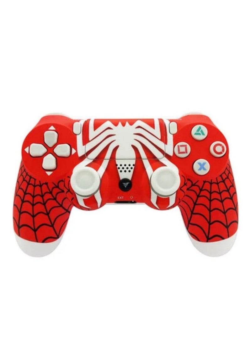 Wireless Controller for PS4 Gamepad Controller Compatible with PC PS4/PS4 Slim/PS4 Pro (Spider man Design) - Image 1