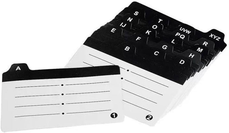 MyLifeUNIT Business Card Holder, Index Card Organizer with Dividers and Index Tabs, Capacity: 500 Cards (2.2" x 3.5") - Image 5