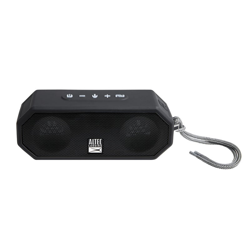 Altec Lansing LifeJacket H2O 4 - Waterproof Bluetooth Speaker, Durable & Portable Speaker with Voice Assistant, 10 Hour Battery Life & 100 Foot Range, Black - Image 4