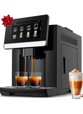 Automatic Coffee Maker GERMANY ECO with LatteCrema Coffee System, Makes Cappuccino and Espresso at the Touch of a Button, Large LCD Display and Coffee Cup Capacity Selection Function, Black - pzsku/Z4AE1EB002625EB839E42Z/45/_/1708018300/0c72746a-93b7-488c-9a11-75ec56e5b455