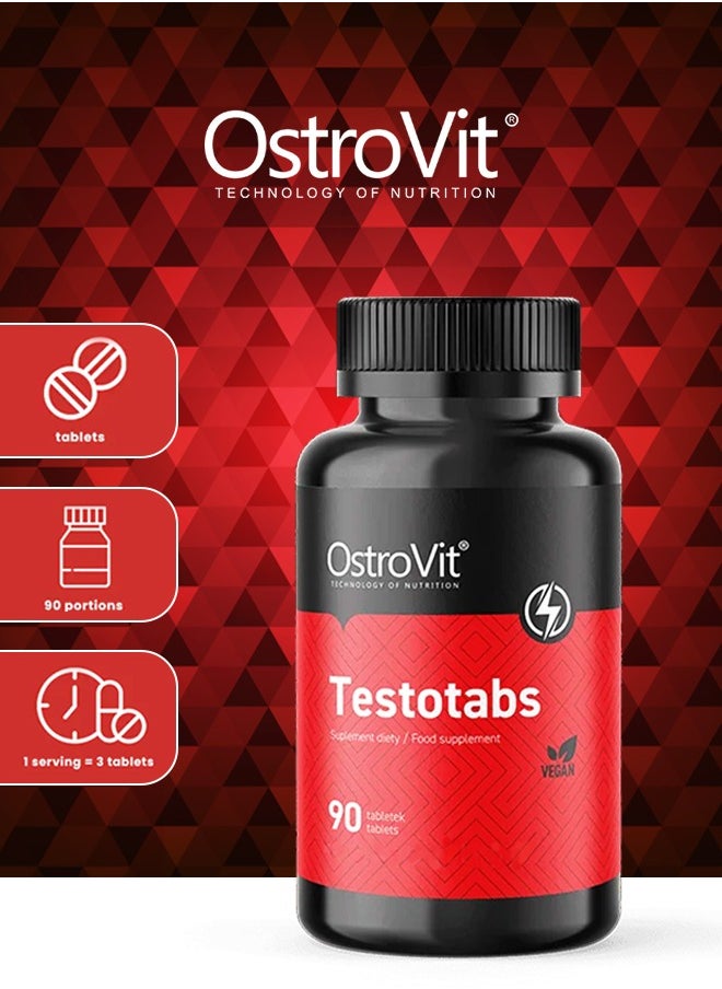 OstroVit - Testotabs 90 Tabs Vegan - Image 1
