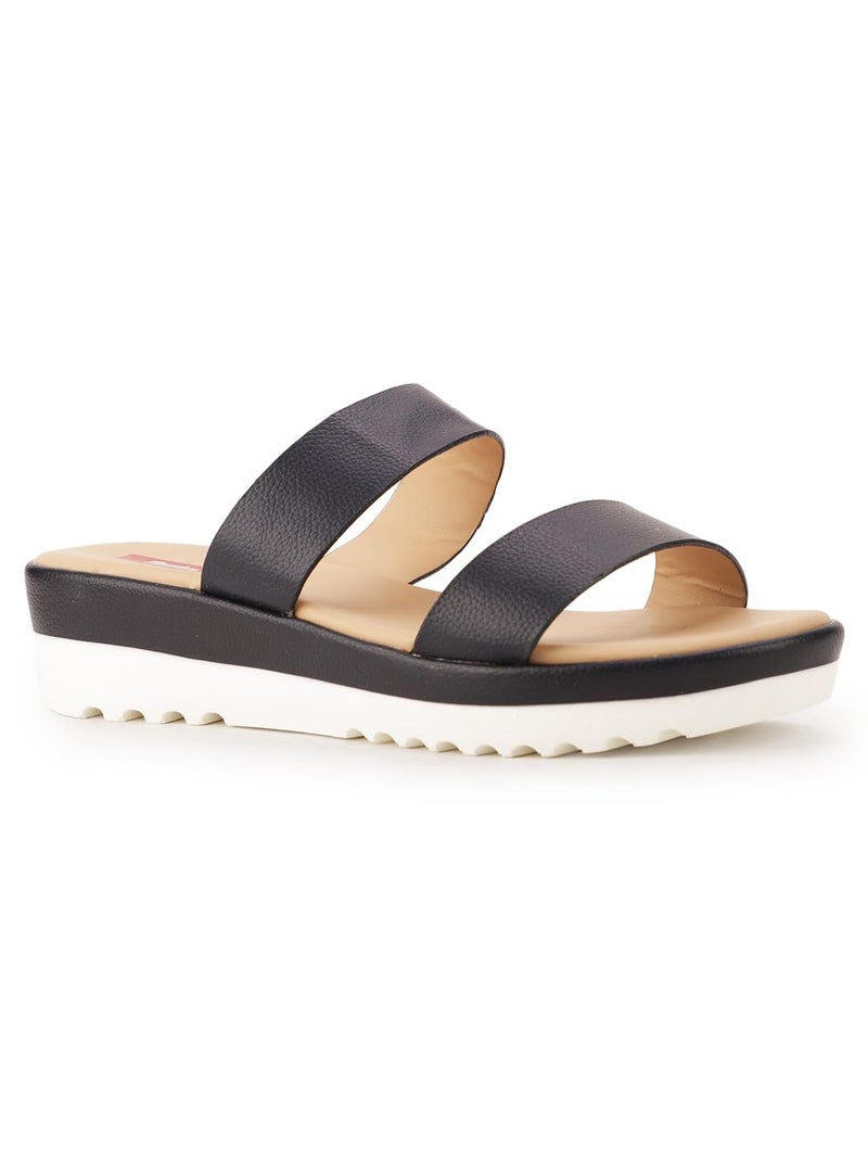 Bata Women's Platform Heel Sandal - BLUE (4 UK) (6719986) - Image 1