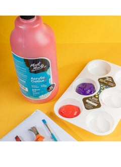 Mont Marte Signature Acrylic Colour 2 Litre Content With Pump Purple  - Image 5