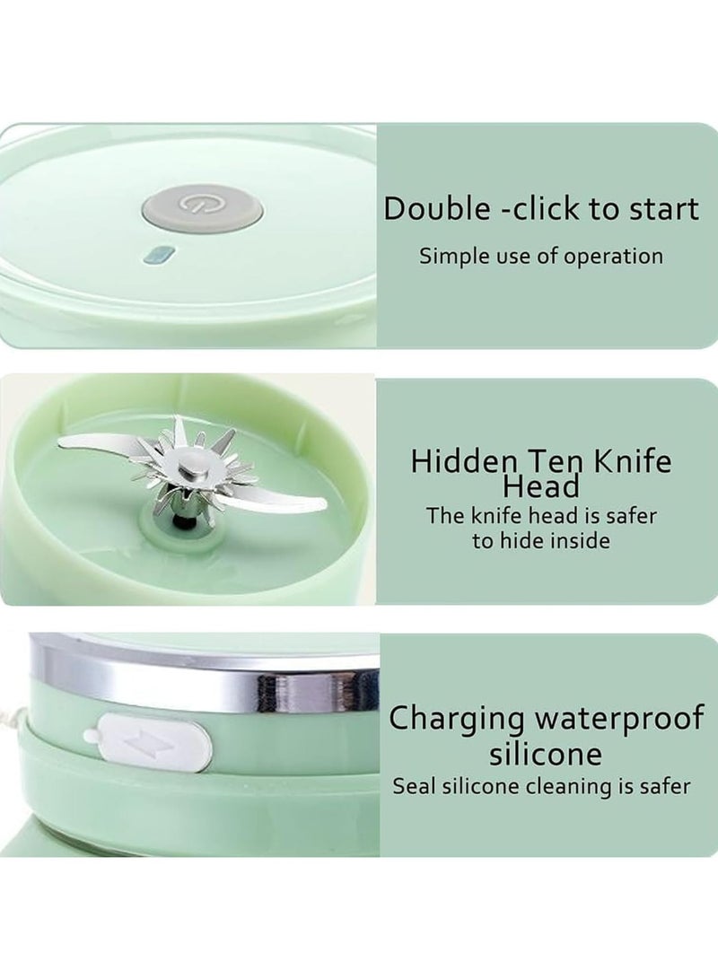 general Portable electric citrus juicer and milkshake blender, 28-ounce portable fresh juicer with straw and two LIDS, mini fruit blender, lime juicer - Image 4