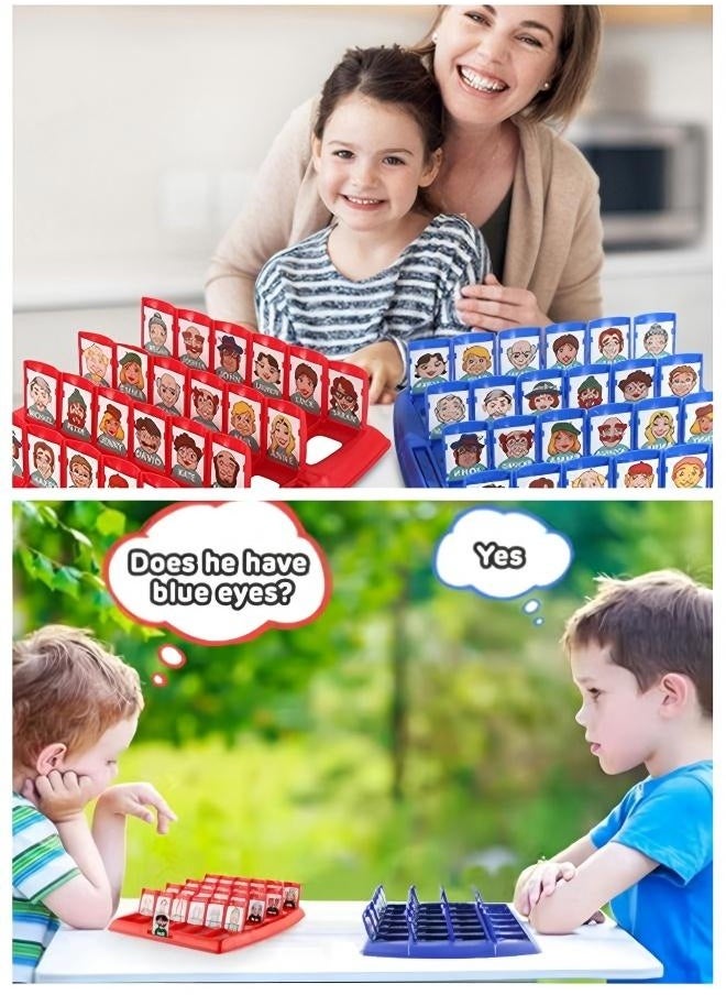 Guess Who Board Game Card Game for Kids and Adults,Indoor Classroom Travel Games for 2 Players,Guessing Games for Families  - Image 2