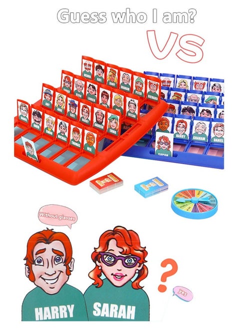 Who Is It Board Game Funny Guess Who Cards Game Guess Who I Am Family Guessing Games Toys Desktop Educational Game for Kid