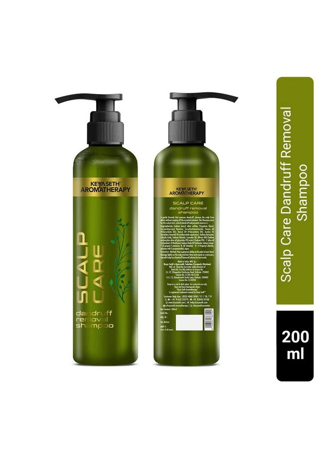Keya Seth Aromatherapy Keya Seth Aromatherapy Scalp Care Dandruff Removal Shampoo With Salicylic Acid Tea Tree & Eucalyptus Oil Reduces Dandruff & Flakes Itchy Scalp 200Ml  - Image 2