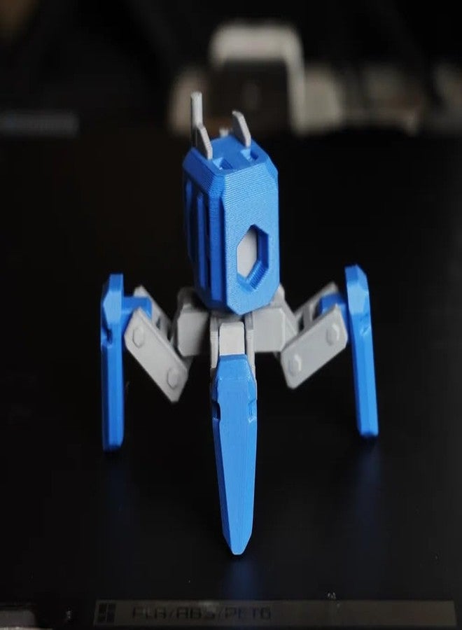 مجسم روبوت مفصلي مطبوع بتقنية الطباعة ثلاثية الأبعاد، متعدد الألوان، لعبة مكتبية قابلة للتحريك - Image 4