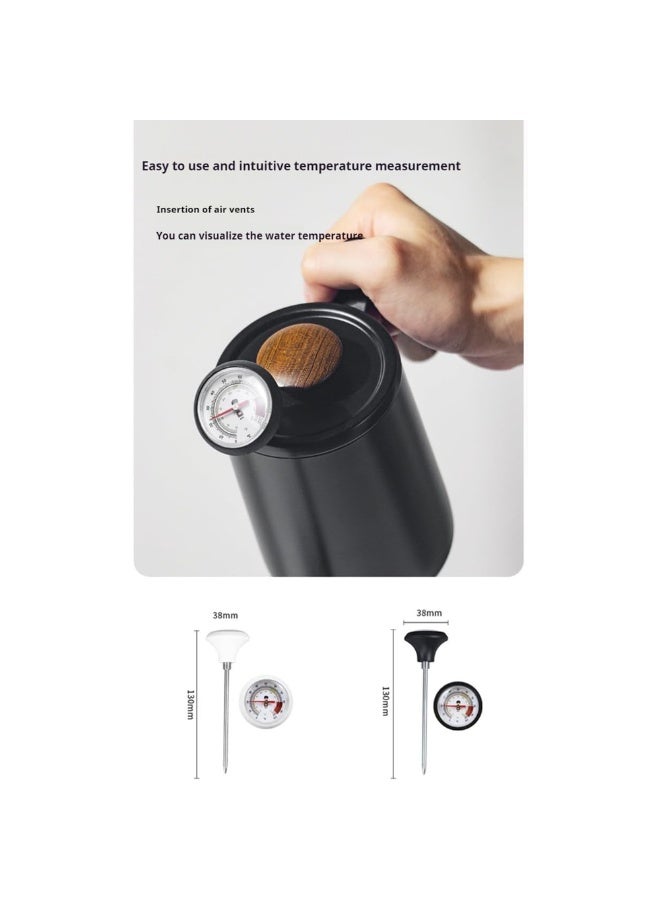 Premium Coffee Hand Brewing Set with Precision Scale – Multi-Piece Coffee Kit with Thermometer, Grinder, Gift Box & 0.1g Espresso Scale with Timer, LED Display, Anti-Slip Pad  - Image 5