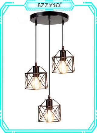 Hanging Pendant Lights Vintage Lights Ceiling Lamp for Kitchen Dining Room Bulbs Include 3 Lights - pzsku/Z4AE212440A28D28AA005Z/45/_/1738809384/5c6e2a15-96ad-42a7-b44e-ab4dfb9280a8