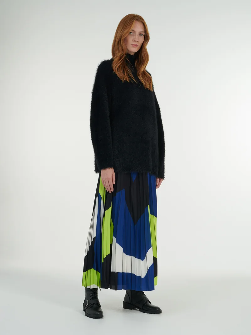 Fuzzy Knitted Sweater