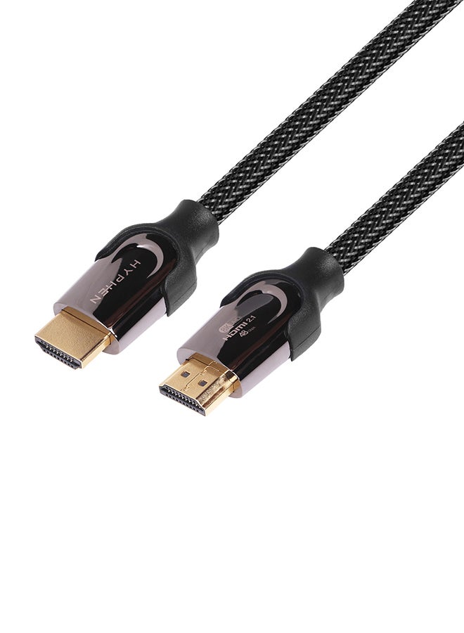 هايفن كابل HDMI 2.1 فائق السرعة أسود - Image 3