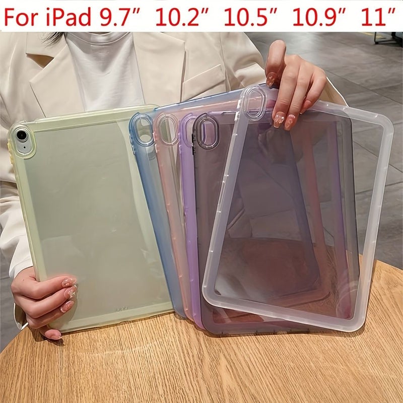 غطاء شفاف بلون أزرق مقاوم للصدمات لجهاز iPad Air 4 / 5 Pro 11 Mini 4 / 5 - Image 2