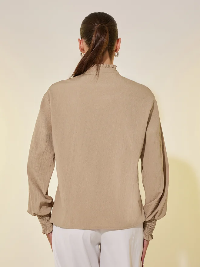 Take Two Take Two Embroidered Long Sleeve Regular Fit Shirt