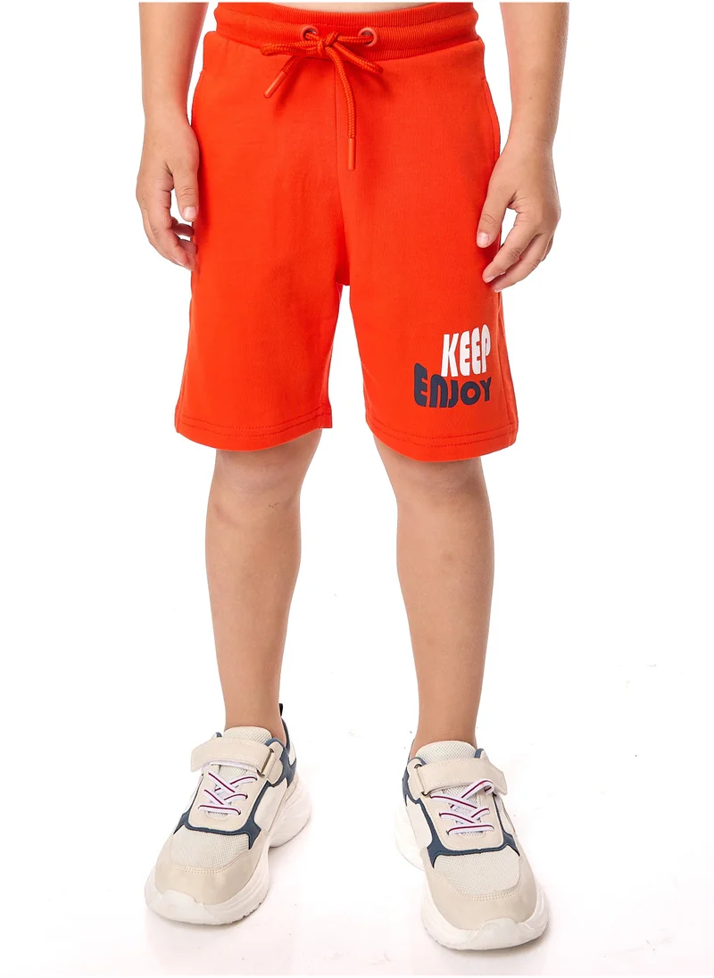 victor and jane Victor and Jane Boys' 2PC Set – Best Moments - Navy & Orange