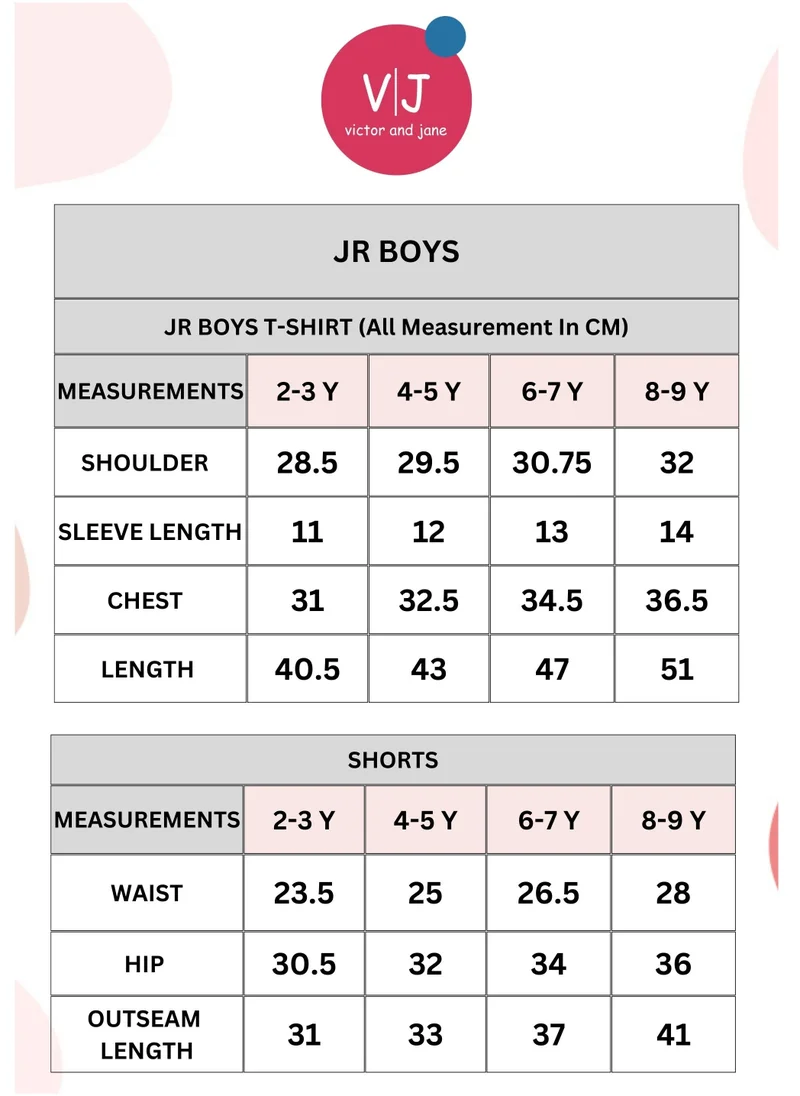 victor and jane Victor and Jane Boys' 2PC Set – Best Moments - Navy & Orange