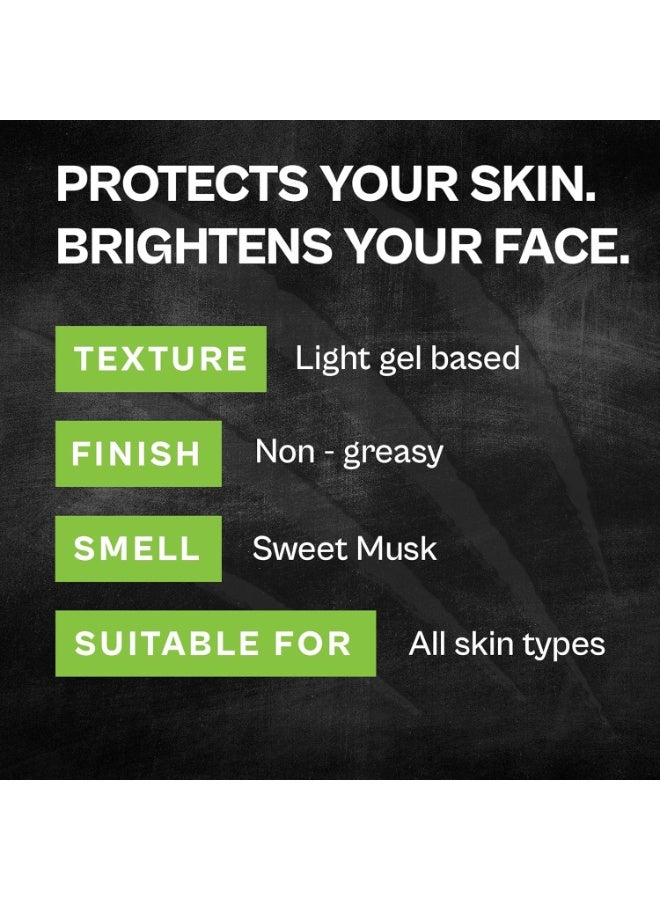 PROWL by Tiger Shroff Brightening and Hydrating Sunscreen SPF 50+ PA++++ with Niacinamide for Men Protection | No White Cast Sun Screen | Lightweight Non-Greasy Texture Gel | Sweet Musk | 50ml - Image 4