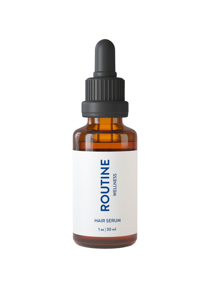 Routine Wellness - Routine Wellness Advanced Hair Serum - Nourishing Scalp Treatment for Enhanced Hair Support and Thickness with Natural Oils, Ideal for Men & Women - 30ml - Image 1