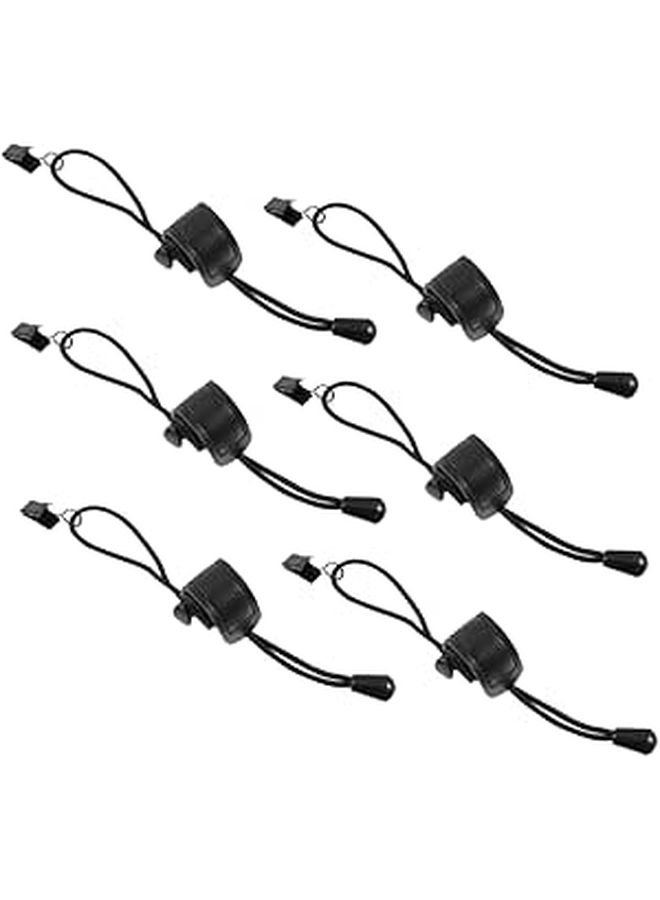6 Pack Backdrop Clamp Holders For Photography Crafts Studio Black - Image 1