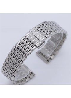 Stainless Steel Thin Pressure Line Strap Butterfly Buckle Solid Nine-ball Watch Accessories Men's And Women's Bracelet 2-2