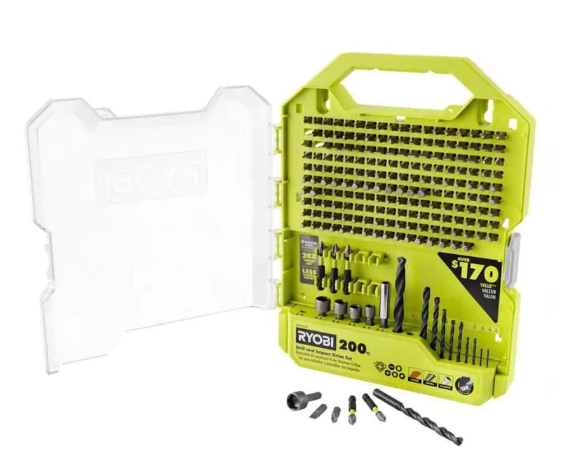 RYOBI 200 Piece Drill and Impact Drive Set - Image 5