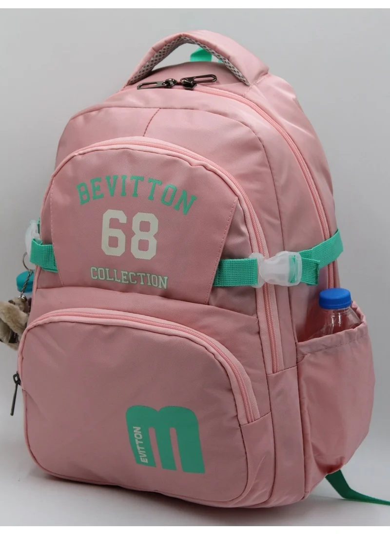 Mixx Store Special Water Repellent Fabric Powder-Green School Backpack 34500