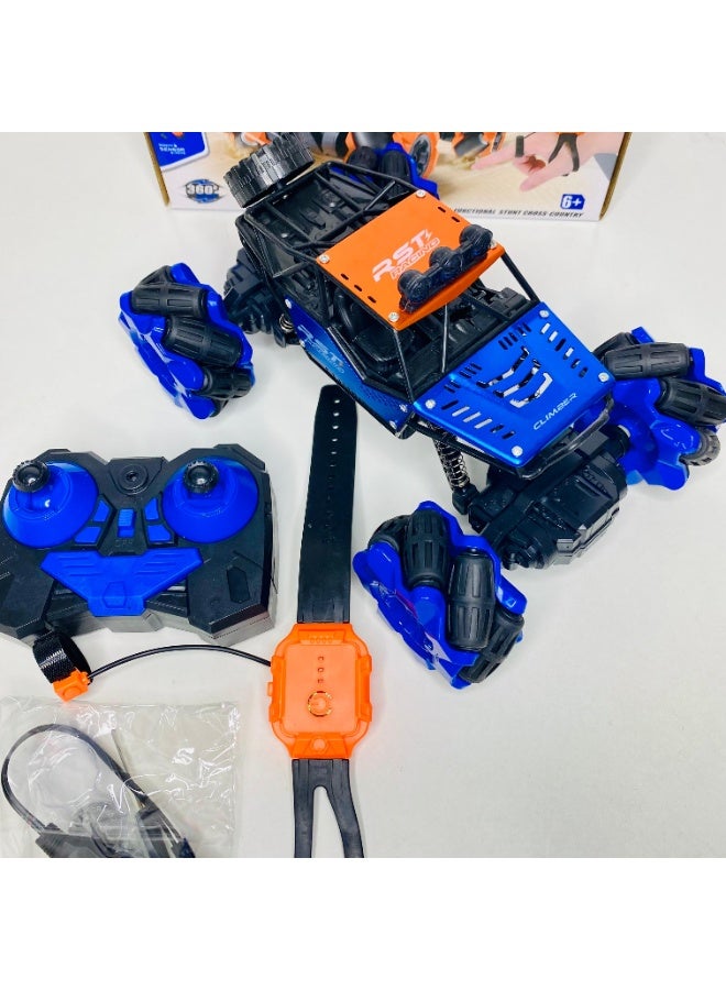 Daddydoo RC Remote Control Powerful Climber 4WD Control Stunt Car – Dual Control Off-Road Vehicle with 360° Rotation, Side Drift, and Rechargeable Battery Daddydoo - Image 1