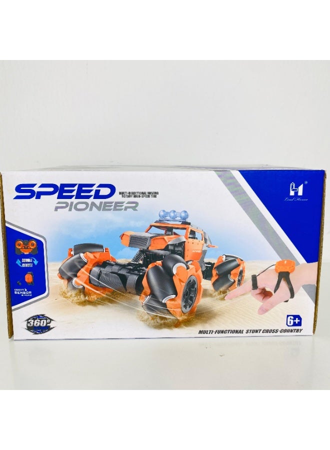 Daddydoo RC Remote Control Powerful Climber 4WD Control Stunt Car – Dual Control Off-Road Vehicle with 360° Rotation, Side Drift, and Rechargeable Battery Daddydoo - Image 5
